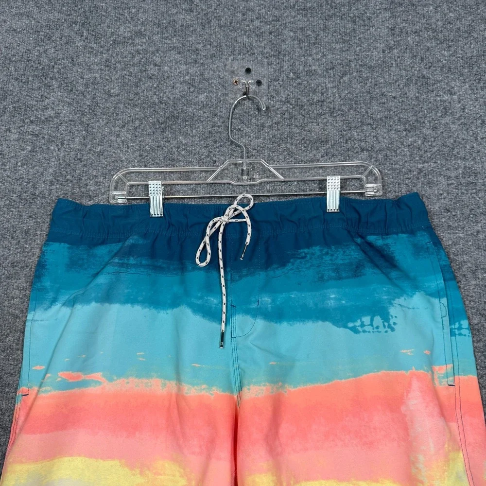 Billabong Recycler Layback Swim Trunks Mens XL Colorful Board‎ Shorts Surf Swim